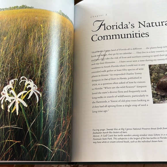 Coffee Table Book Florida The Natural Wonders Hardcover 1997 EUC Large Jacket - Picture 9 of 16